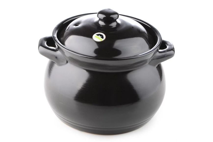 Керамічна каструля NCA1POT 3300ml Black h16-005 фото