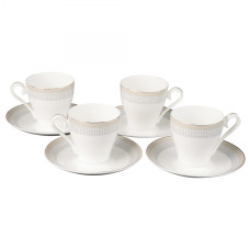 Набір чайних чашок із блюдцями NP82SETTEA 4+4
